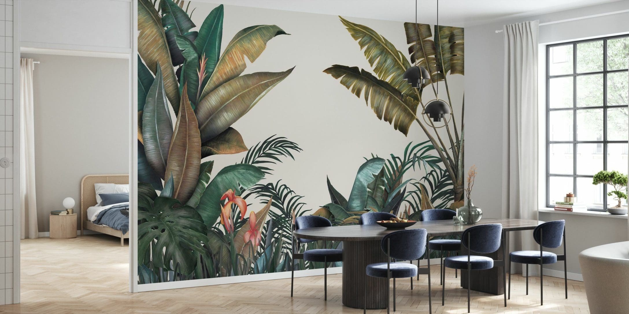 Tropical wallpaper ideas