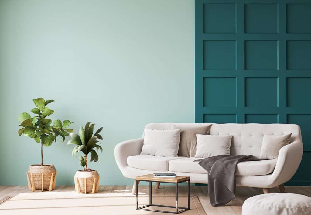 Green wall paneling ideas for your living room