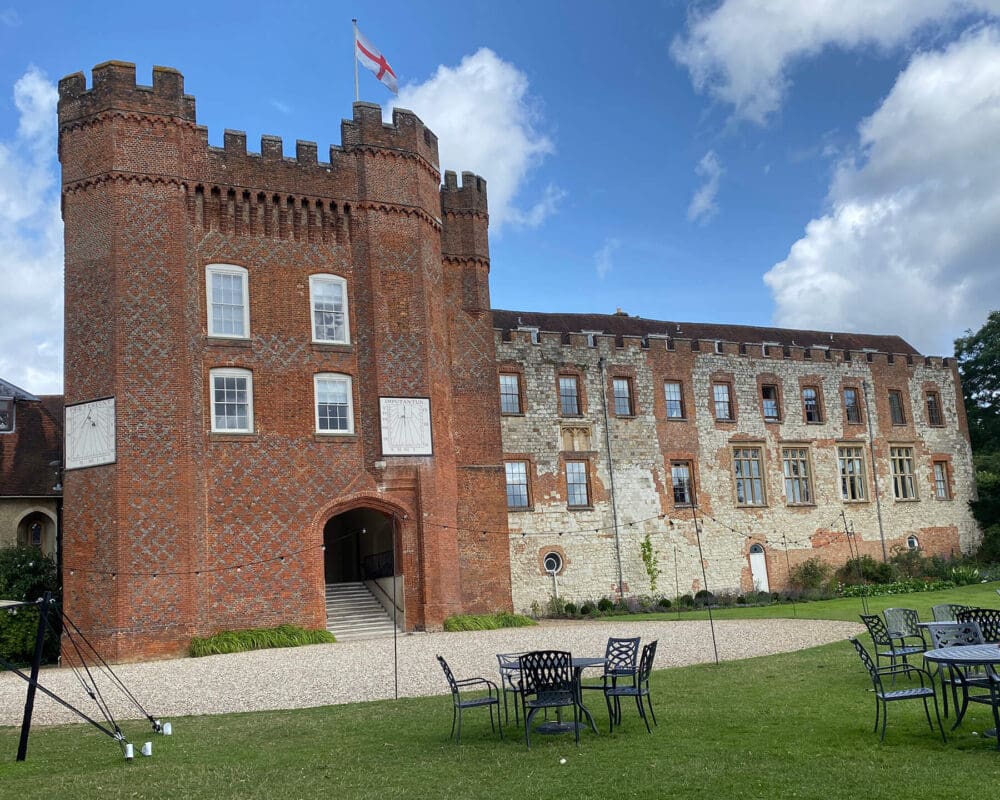 Farnham Castle external windows painting commercial