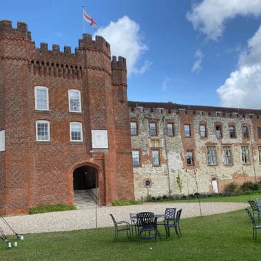 Farnham Castle external windows painting commercial