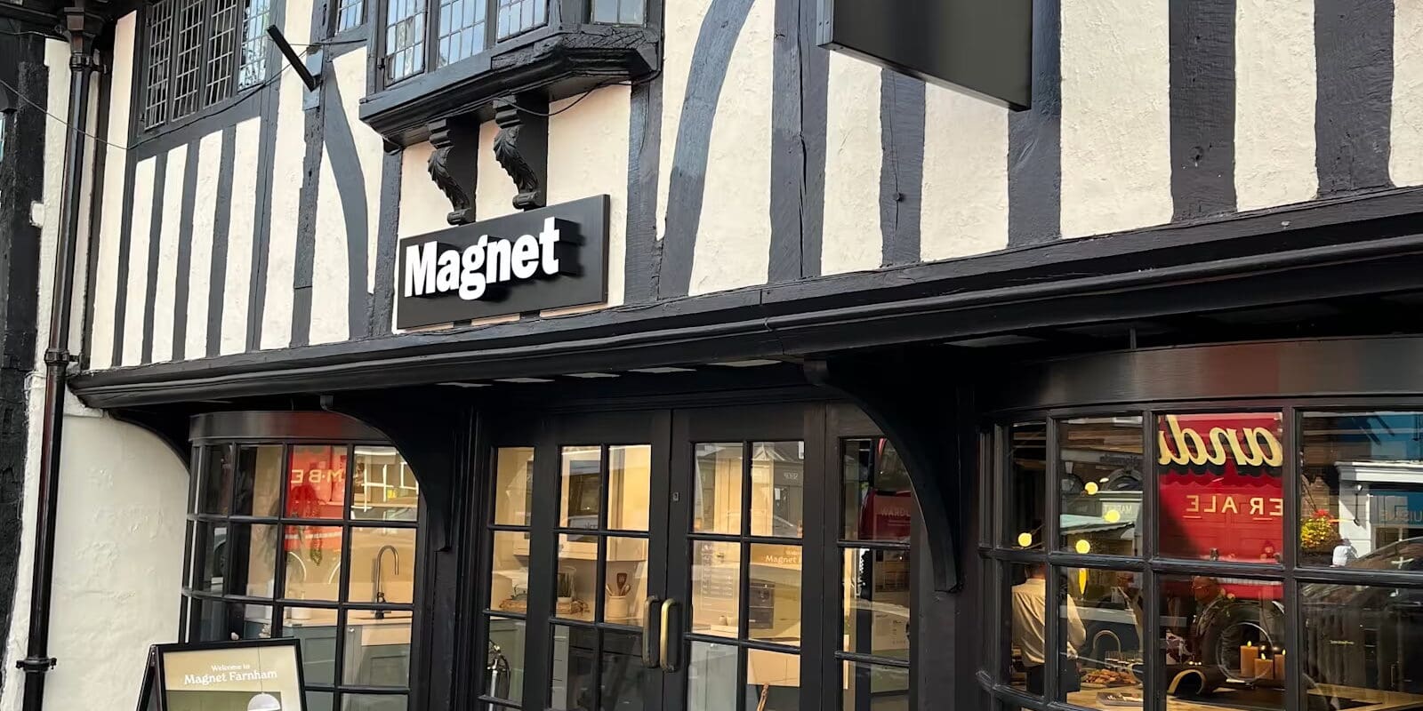 Commercial Shop Refurbishment completed in Farnham for new Magnet Kitchens Store