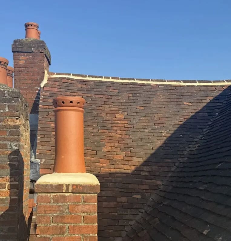 chimney refurbishment of commercial property in surrey chimney refurbishment of commercial property in surrey