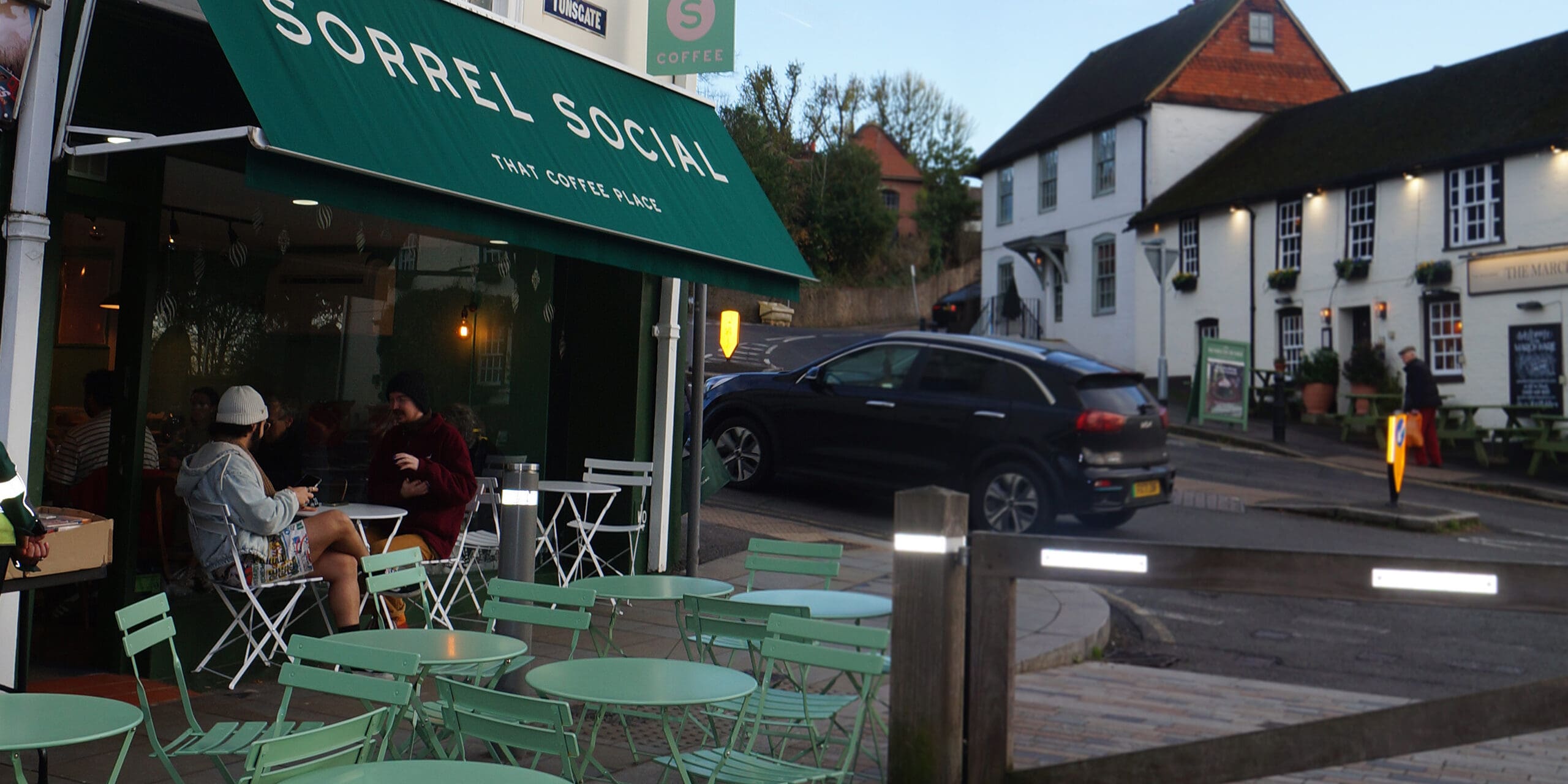 full refurbishment of sorrel social cafe in guildford